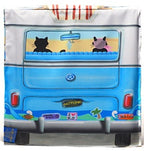 Beach Bus Litter Box Cover by KattySaks