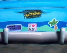 Beach Bus Litter Box Cover by KattySaks