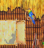 Surf Shack Litter Box Cover by KattySaks