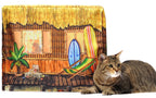 Surf Shack Litter Box Cover by KattySaks