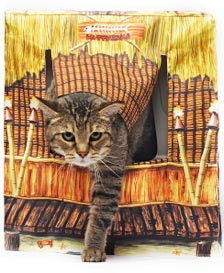 Surf Shack Litter Box Cover by KattySaks