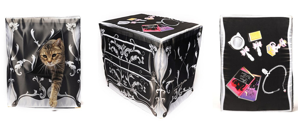 Le Dresser Litter Box Cover by KattySaks