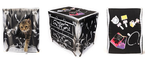 Le Dresser Litter Box Cover by KattySaks